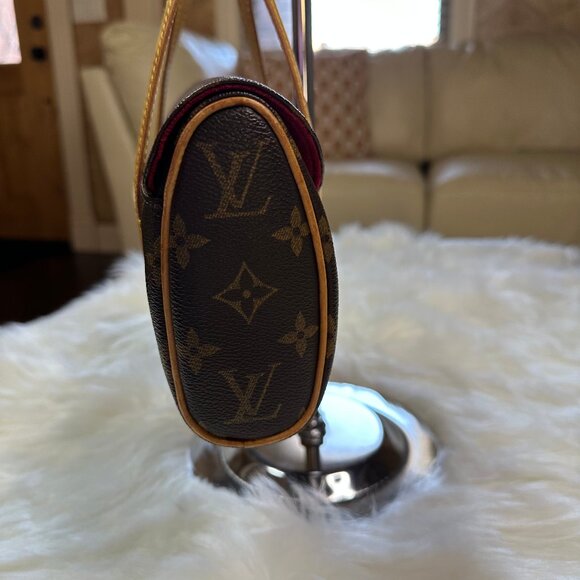 Authentic Louis Vuitton Monogram Sonatine Satchel Hand Bag - Picture 8 of 16